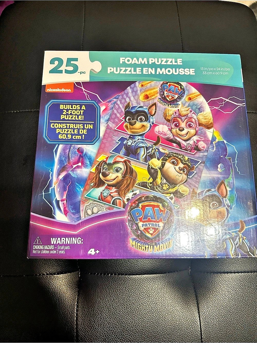 Nickelodeon PAW Patrol Mighty Movie Foam Puzzle 25-Piece Foam Puzzle